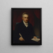 L'honorable Roger Minnot Sherman - Nathaniel Jocelyn — gerahmtes Bild an der Wand