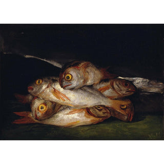 Nature morte à la dorade royale - Francisco de Goya | Reproduction Tableau Décoration murale affiche copie