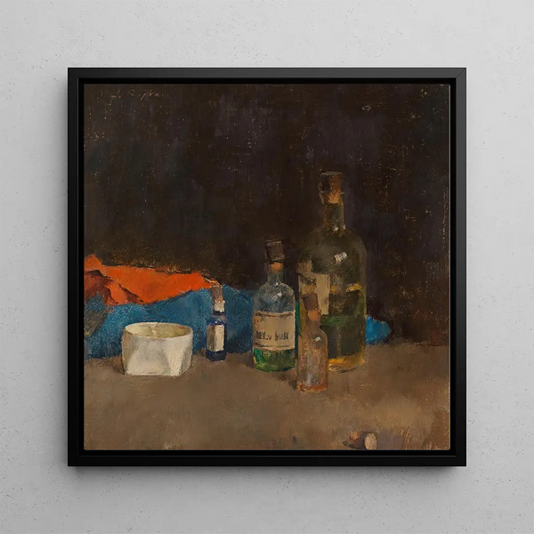 Nature morte avec bol à encre - Fritz Rojka