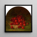 Stillleben mit Kirschen - Robert Spear Dunning — gerahmtes Bild an der Wand