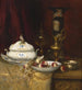 Elegantes Stillleben mit Gegenständen - Antoine Vollon — Ansicht des Kunstwerks
