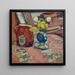 Stillleben: Blumen vase, Krug und Glas - Emile Bernard — gerahmtes Bild an der Wand
