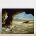 Reproduktion des Gemäldes Schiffsunglück an der Küste - Eugène Delacroix