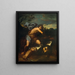 David und Goliath - Neapolitanische Schule — gerahmtes Bild an der Wand
