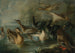 Enten auf dem Teich - Schule Neapolitanisch — Ansicht des Kunstwerks