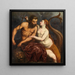 Neptune und Amphitrite - Paris Bordone — gerahmtes Bild an der Wand