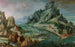 Felsenlandschaft mit zahlreichen Figuren - Niederländische Schule — Ansicht des Kunstwerks