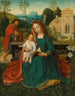 Die Heilige Familie in einer Landschaft - Niederländische Schule — Ansicht des Kunstwerks
