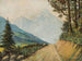 Landschaft mit Berg und Straße - Nevena Badjakowa — Ansicht des Kunstwerks
