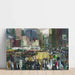 New York - George Bellows — Wandpräsentation des Kunstwerks
