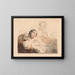 Les Glaneuses - Nicaise De Keyser — gerahmtes Bild an der Wand