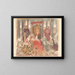 Der mystische Hochzeit der heiligen Katharina - Nicaise De Keyser — gerahmtes Bild an der Wand