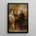 Der Maler Anthony van Dyck in London - Nicaise De Keyser — gerahmtes Bild an der Wand