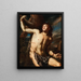 Saint Sébastien - Niccolò de Simone — gerahmtes Bild an der Wand