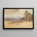 Waipoua - Nicholas Chevalier — gerahmtes Bild an der Wand