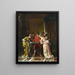 Das Perlenkette - Nicola Sanesi — gerahmtes Bild an der Wand
