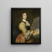 Portrait eines Kapitäns - Nicolaas Wieringa — gerahmtes Bild an der Wand