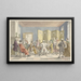 Innenaufnahme mit Musikantengruppe - Nicolaes Aartman — gerahmtes Bild an der Wand