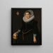 Portrait of Johanna le Maire c. 1601-160 - Nicolaes Eliasz Pickenoy — gerahmtes Bild an der Wand
