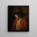 Fischer - Nicolaes Maes — gerahmtes Bild an der Wand