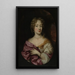 Ingena Rotterdam verstorben 1704 Verlobt mit Admiral Jacob Binkes - Nicolaes Maes — gerahmtes Bild an der Wand