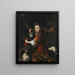 Portrait eines jungen Adligen - Nicolaes Maes — gerahmtes Bild an der Wand