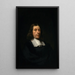 Portrait eines Mannes - Nicolaes Maes — gerahmtes Bild an der Wand
