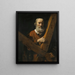 Heiliger Andreas, Nicolaes Maes zugeschrieben — gerahmter Kunstdruck