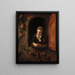Der Träumer - Nicolaes Maes — gerahmtes Bild an der Wand