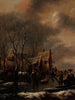 Ein Winterlandschaft mit Figuren auf dem Eis - Nicolaes Molenaer — Ansicht des Kunstwerks