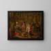 L'atelier du peintre singe - Nicolaes van Veerendael — gerahmtes Bild an der Wand