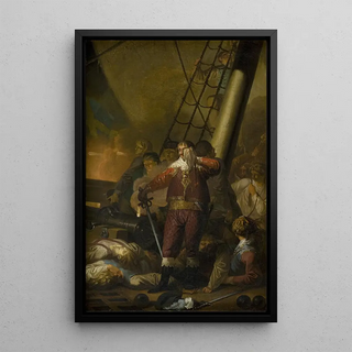 Nicolai Abildgaard - Christian IV Aboard His Flagship the Trinity.webp