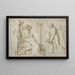 Der König Priamos bittet Achilles um den Körper von Hektor - Nicolai Abildgaard — gerahmtes Bild an der Wand