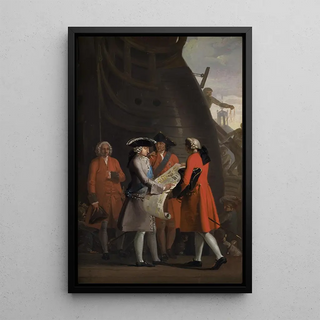 Nicolai Abildgaard - The Construction Of Copenhagens Dock In The Reign Of Christian VI.webp