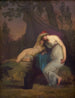 Die griechische Dichterin Sappho und das Mädchen von Mytilene - Nicolai Abildgaard — Ansicht des Kunstwerks