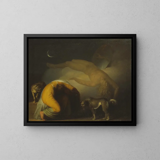 Nicolai Abildgaard - The Spirit of Culmin Appears to his Mother From the Songs of Ossian.webp