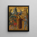 Der Christus mit dem Kreuz tragen - Nicolaos Tzafouris — gerahmtes Bild an der Wand