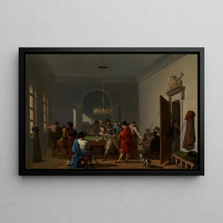 NicolasAntoine Taunay - The Billiard Room.webp