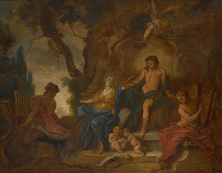 Apollon et les muses - Nicolas Bertin — Ansicht des Kunstwerks