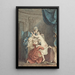 Das Bad - Nicolas François Regnault — gerahmtes Bild an der Wand