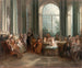Konzert im ovalen Salon des Château de Pierre Crozat in Montmorency - Nicolas Lancret — Ansicht des Kunstwerks