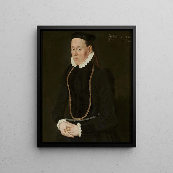 Nicolas Neufchtel - Portrait of a patrician woman.webp