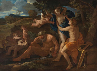 Apollon und Daphne - Nicolas Poussin — Ansicht des Kunstwerks