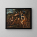 Apollon und Daphne - Nicolas Poussin — gerahmtes Bild an der Wand