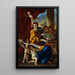 Sainte Cécile - Nicolas Poussin — gerahmtes Bild an der Wand