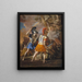 Die Begleiter von Rinaldo - Nicolas Poussin — gerahmtes Bild an der Wand