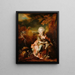 Portrait eines verkleideten Jungen - Nicolas de Largillière — gerahmtes Bild an der Wand