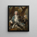 Portrait eines Herrn in Jagdkleidung - Nicolas de Largillière — gerahmtes Bild an der Wand