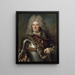 Der General Erik Sparre - Nicolas de Largillière — gerahmtes Bild an der Wand