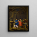 Paul und Silas verlassen das Gefängnis von Philippi - Nicolas de Plattemontagne — gerahmtes Bild an der Wand